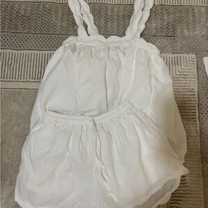 Women's White Pajama Set